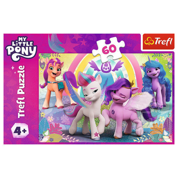 Trefl Red 60 Piece Puzzle - My Little Pony - In the World of Friendship