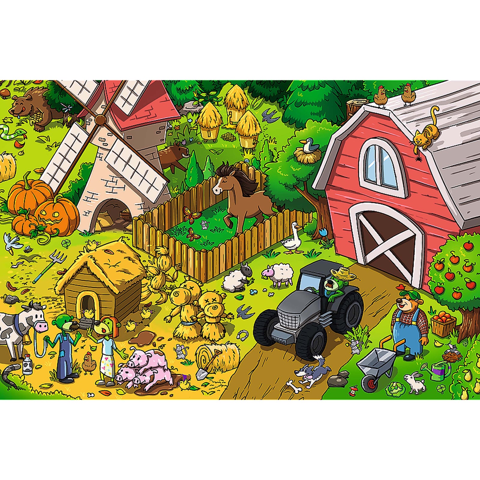 Trefl Kids Treflik Family - Trefliks on the Farm 60 Piece Puzzle