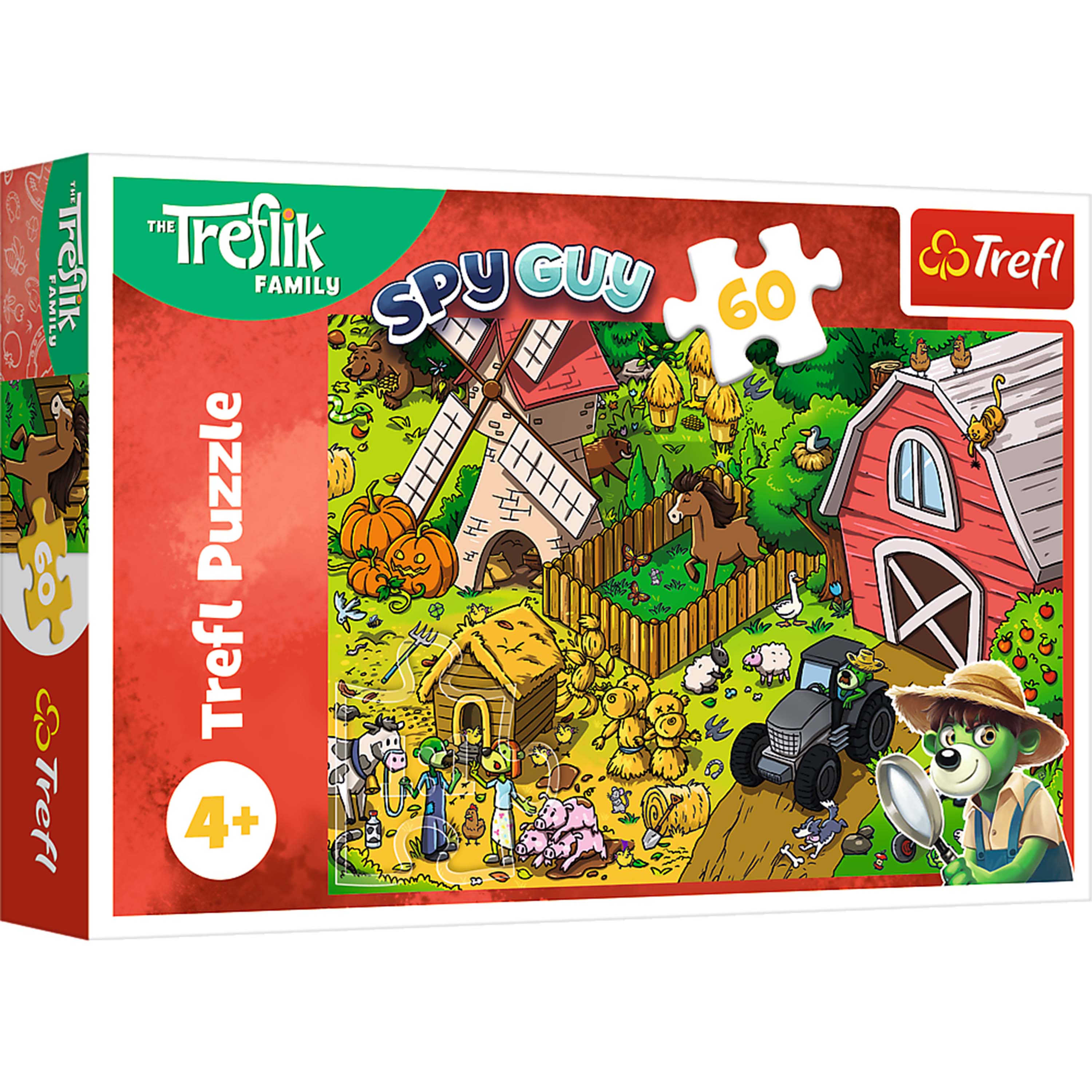 Trefl Kids Treflik Family - Trefliks on the Farm 60 Piece Puzzle