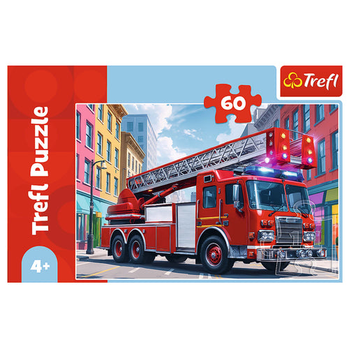 Trefl Kids Fire Truck 60 Piece Puzzle