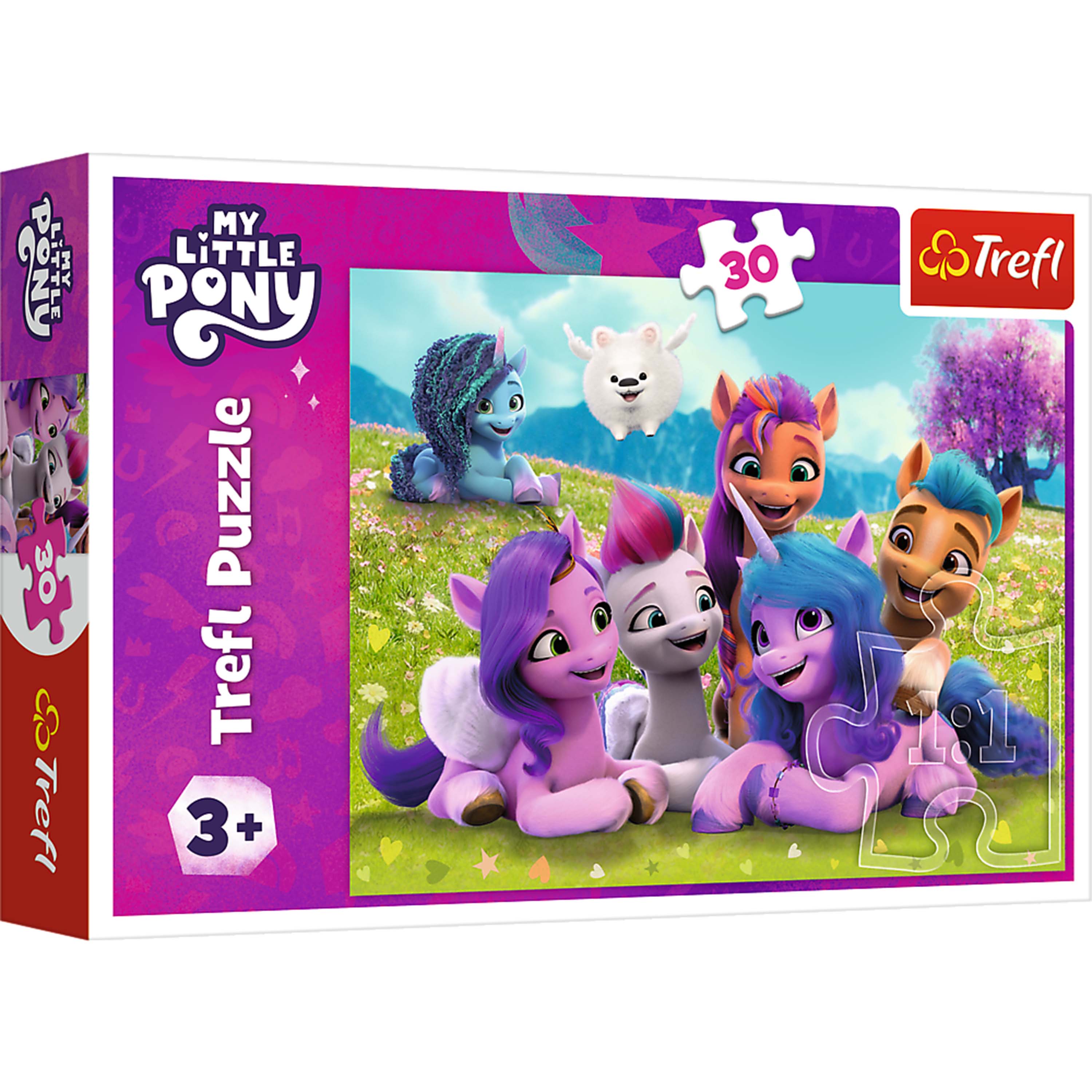 Trefl Red 30 Piece Puzzle - My Little Pony - Friendly Ponies