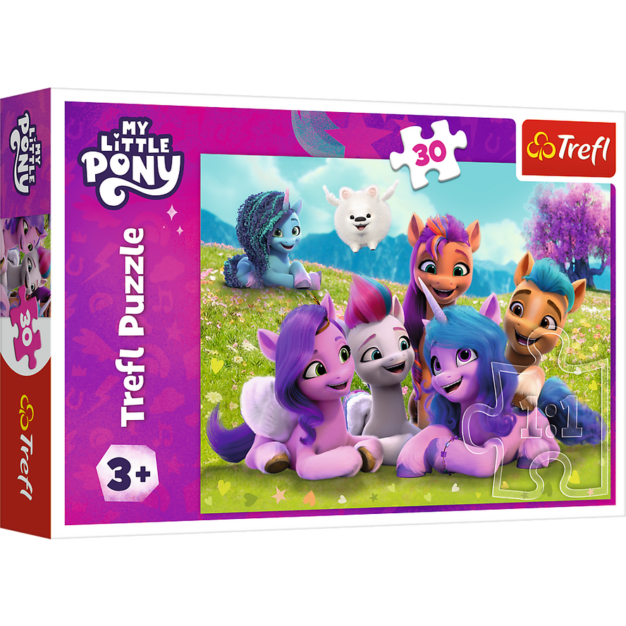 Trefl Red 30 Piece Puzzle - My Little Pony - Friendly Ponies