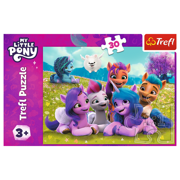 Trefl Red 30 Piece Puzzle - My Little Pony - Friendly Ponies