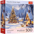 Trefl Red Seasons Greetings Peaceful Winter Night 500 Piece Puzzle