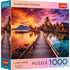 Trefl Red Sunset over Paradise 1000 Piece Puzzle