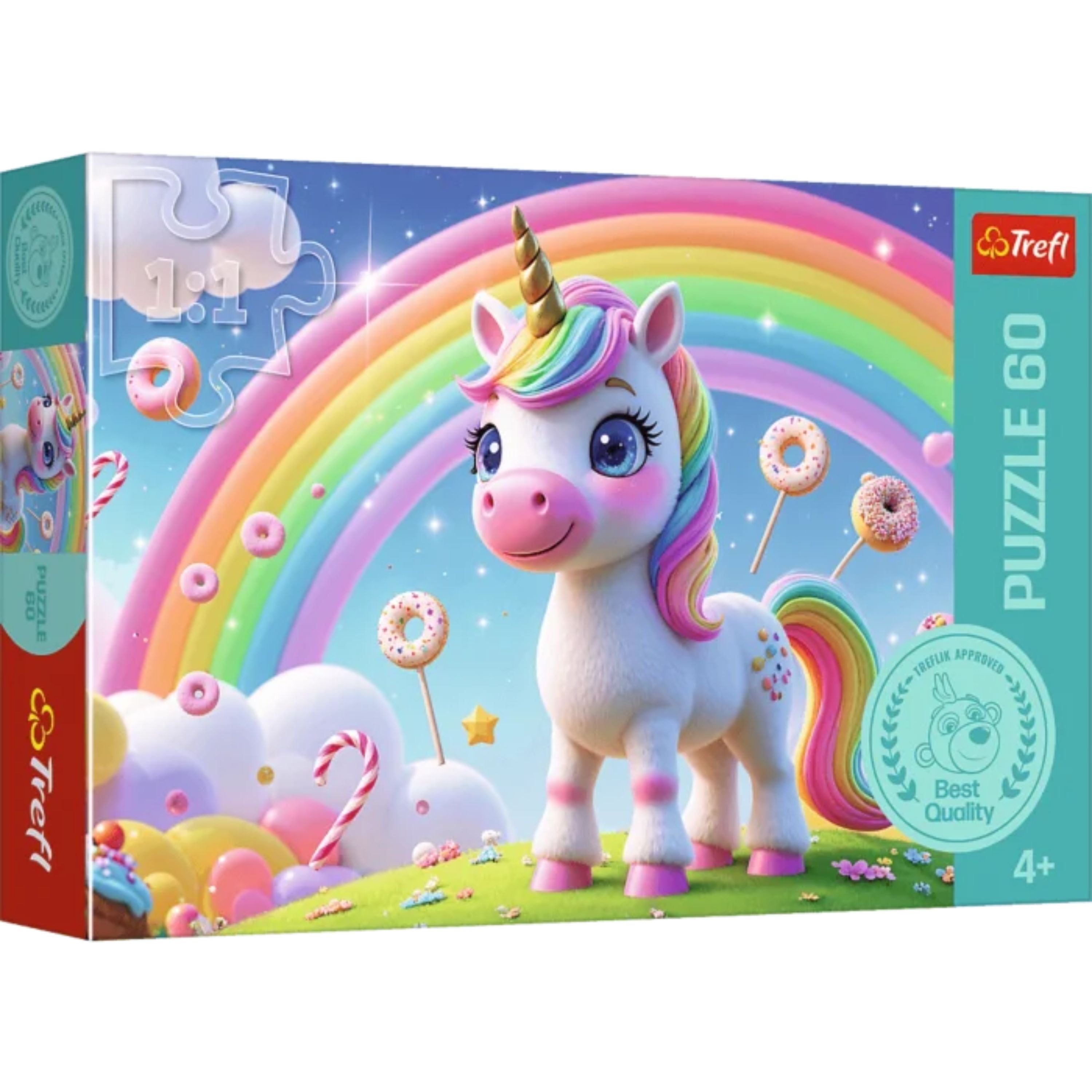 Trefl Kids Treflik Laurel - Candy's World 60 Piece Puzzle
