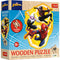 Trefl Wood Craft 50 Piece Wooden Puzzle - Marvel Spider-Man Ready in Action