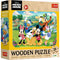 Trefl Wood Craft 24 Piece Wooden Puzzle - Disney's Mickey and Friends