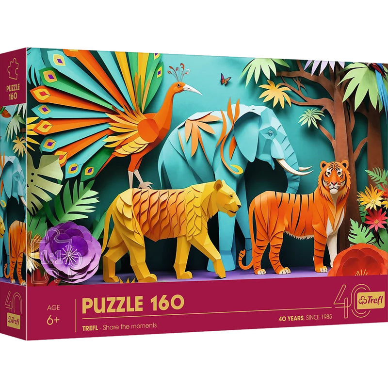 Trefl Kids 40th Anniversary Jungle 160 Piece Paper Art Puzzle