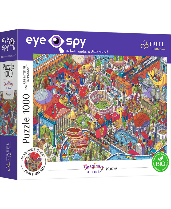 Trefl Prime Eye Spy 1000 Piece Puzzle - Imaginary Cities: Rome