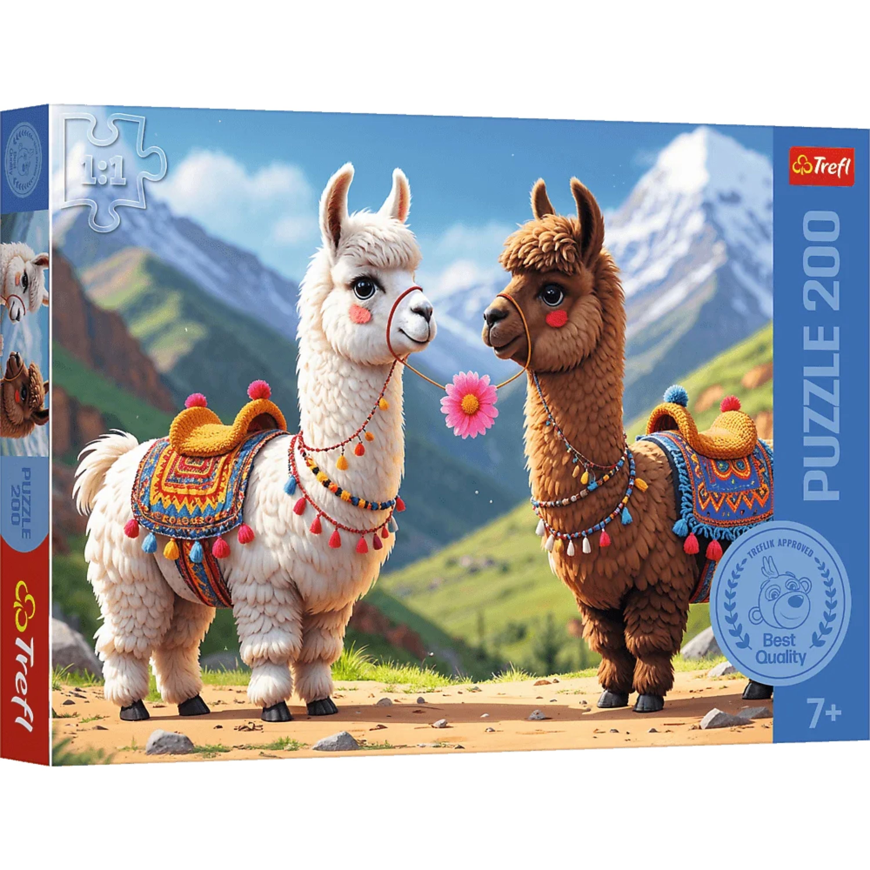 Trefl Kids Treflik Laurel - Colorful Llamas 200 Piece Puzzle