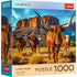 Trefl Red Longhorns 1000 Piece Puzzle
