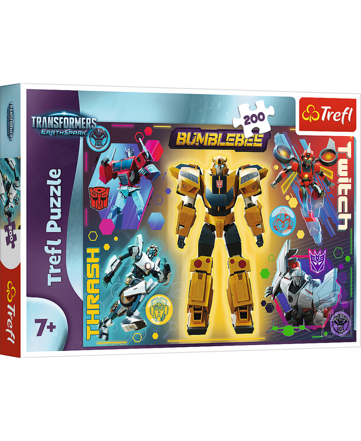 Trefl Red 200 Piece Puzzle - Transformers