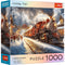 Trefl Red Holiday Train 1000 Piece Puzzle