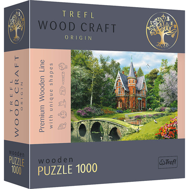 Trefl Wood Craft 1000 Piece Wooden Puzzle - Victorian House