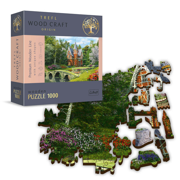 Trefl Wood Craft 1000 Piece Wooden Puzzle - Victorian House