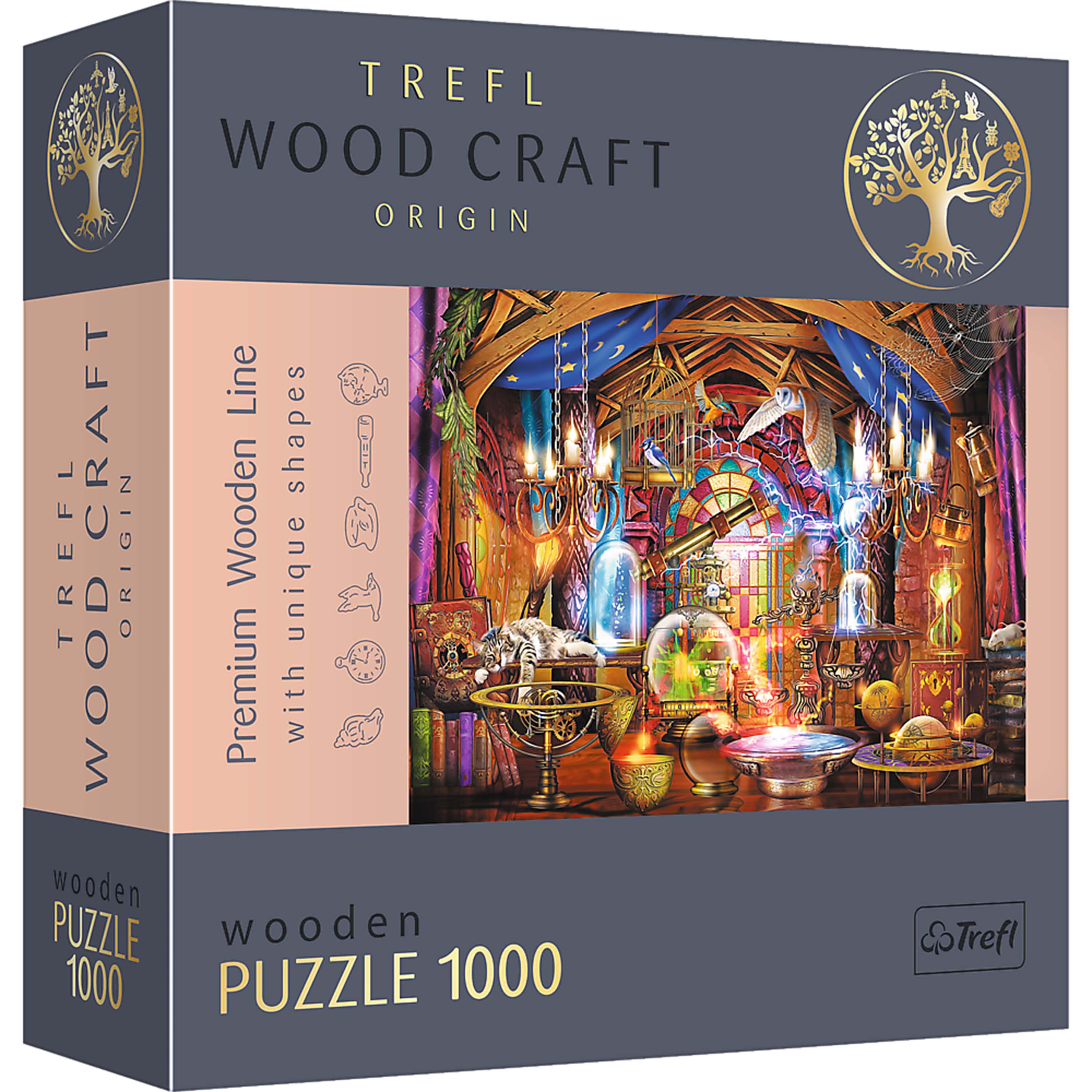 Trefl Wood Craft 1000 Piece Wooden Puzzle - Magical Chamber