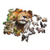 Trefl Wood Craft 501 Piece Wooden Puzzle - Wild Cats in the Jungle