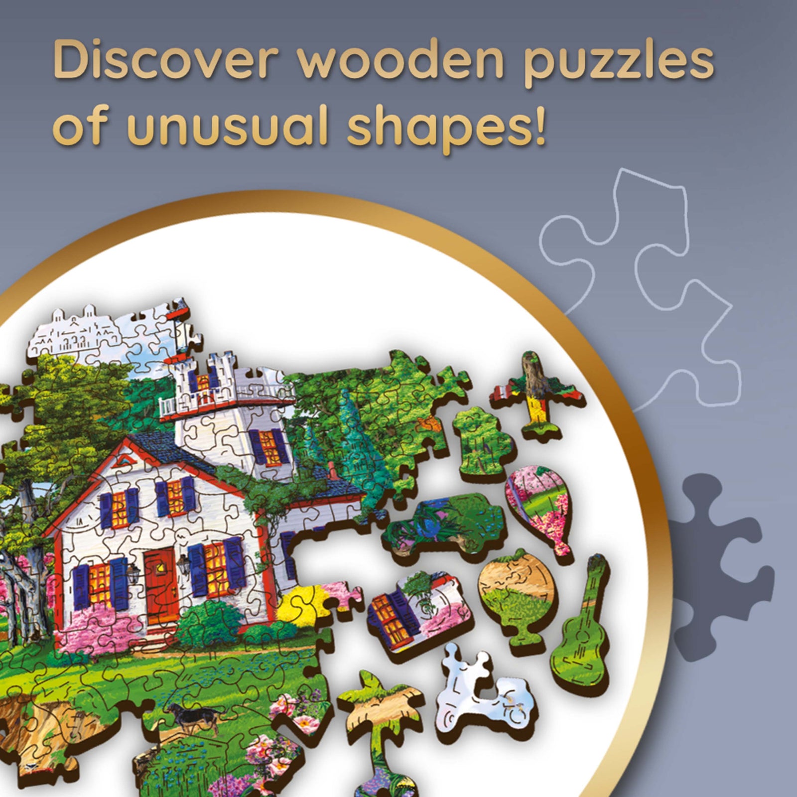 Trefl Wood Craft 501 Piece Wooden Puzzle - Summer Haven