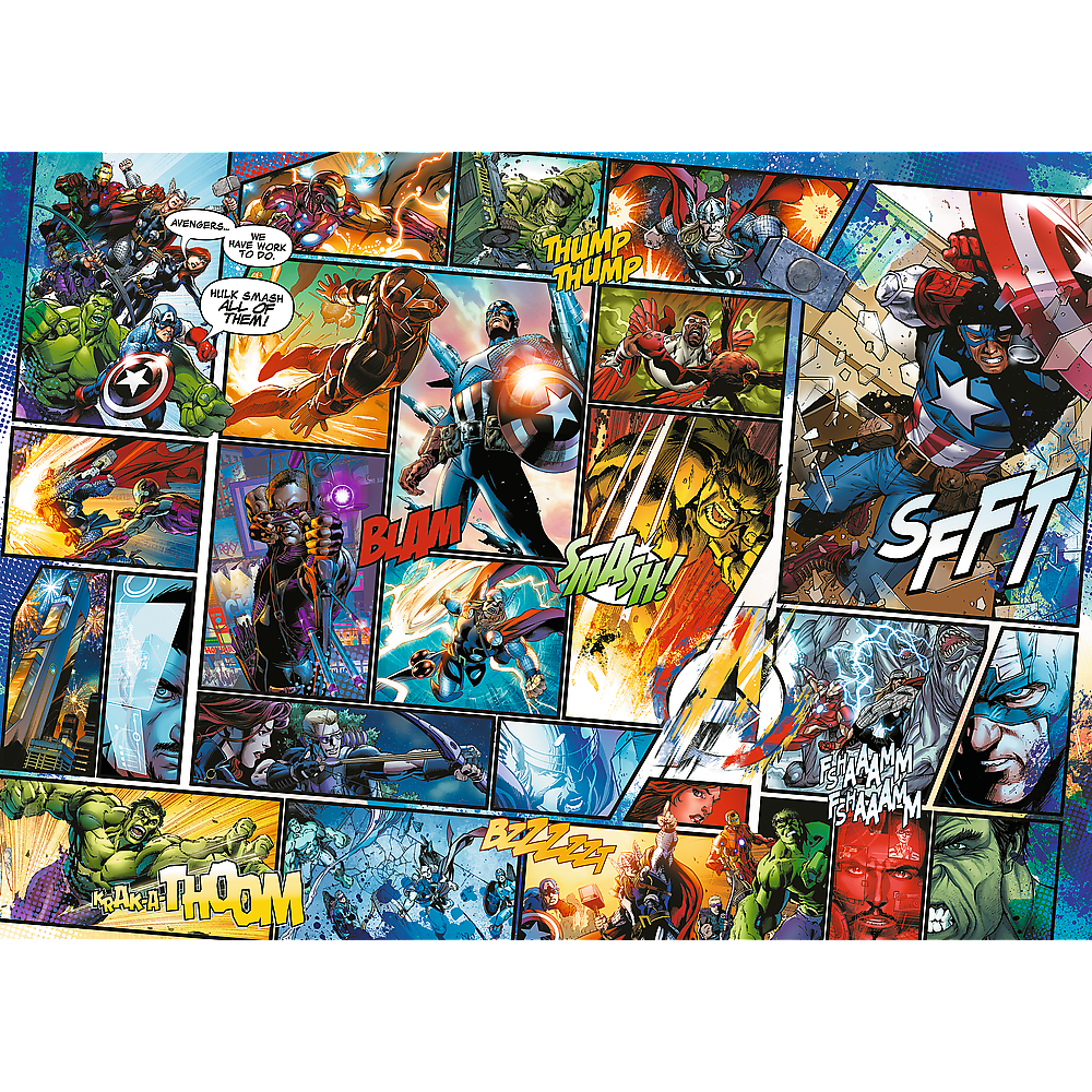 Trefl Prime 9000 Piece Puzzle - Marvel - Across the Comic Universe
