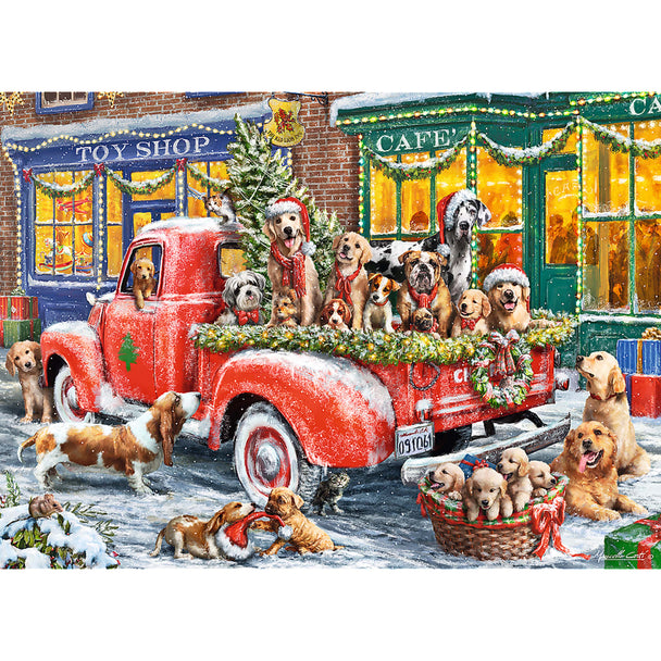 Trefl Wood Craft 1000 Piece Wooden Puzzle - Santa's Little Helpers