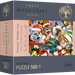 Trefl Wood Craft 501 Piece Wooden Puzzle - Festive Cats
