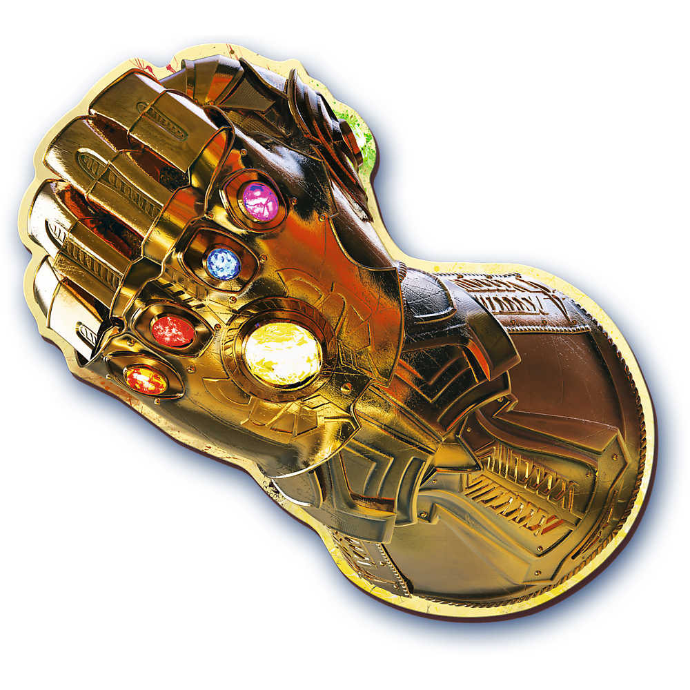 Trefl Wood Craft 500 + 5 Piece Wooden Puzzle - Marvel - Infinity Gauntlet