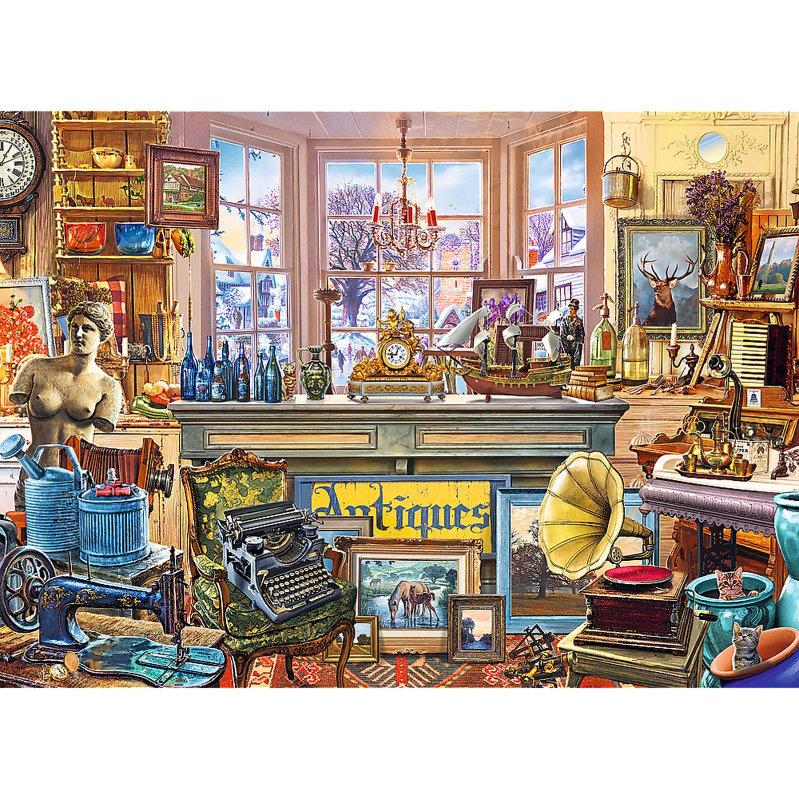 Trefl Wood Craft 1000 Piece Wooden Puzzle - Antique Shop