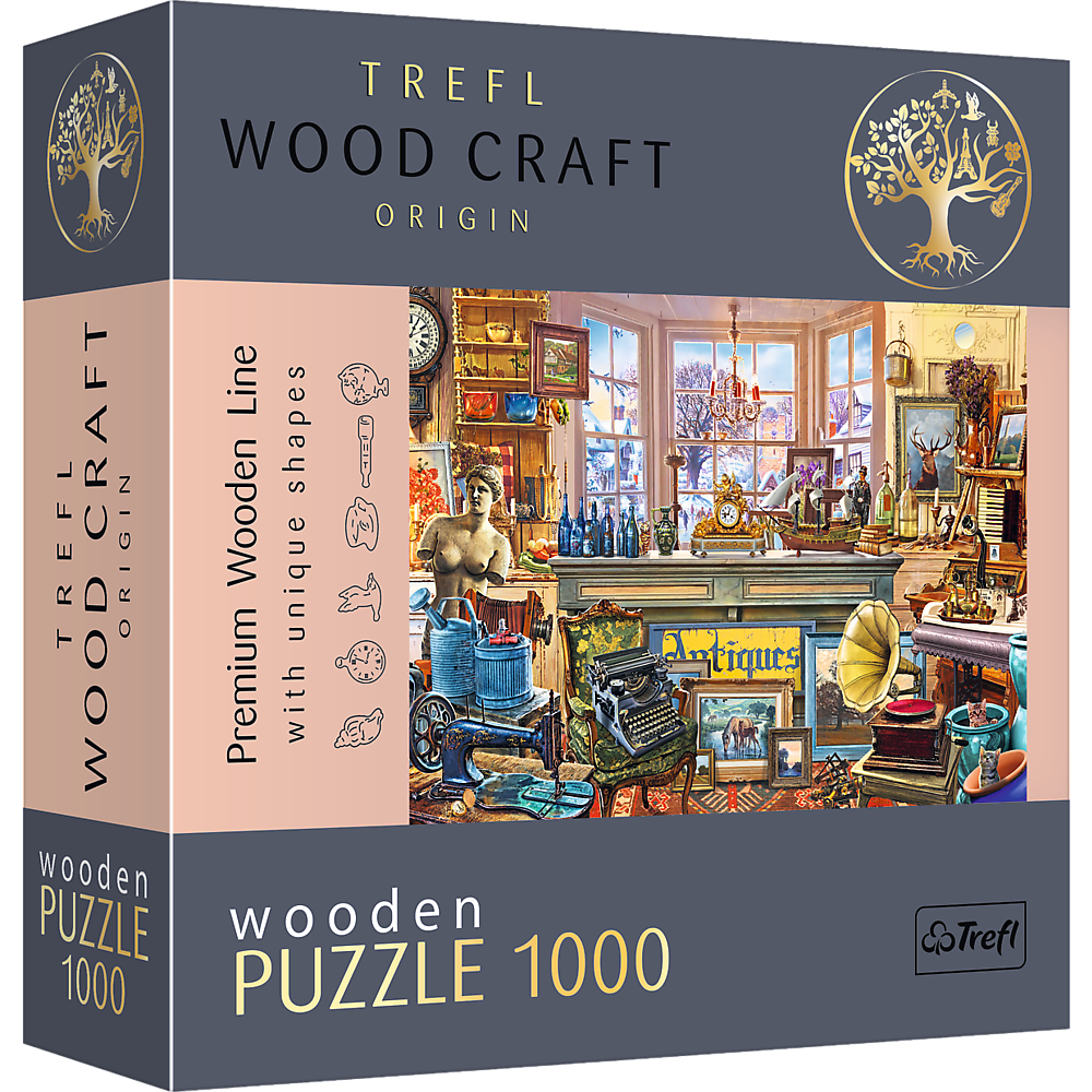 Trefl Wood Craft 1000 Piece Wooden Puzzle - Antique Shop