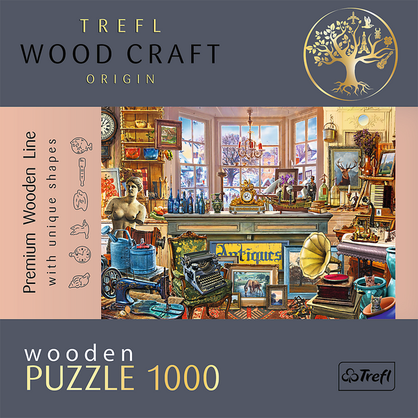 Trefl Wood Craft 1000 Piece Wooden Puzzle - Antique Shop