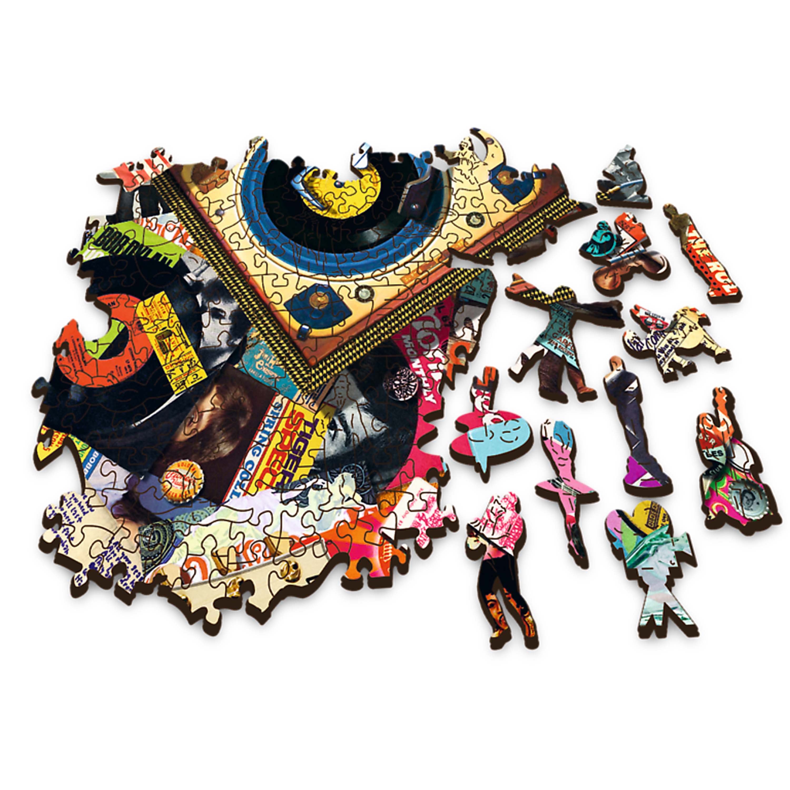 Trefl Wood Craft 501 Piece Wooden Puzzle - In the World of Music