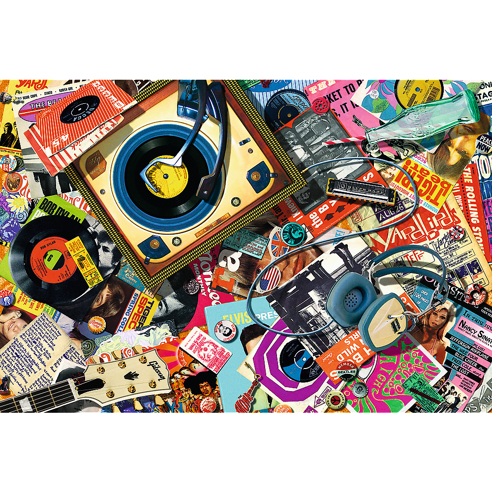 Trefl Wood Craft 501 Piece Wooden Puzzle - In the World of Music