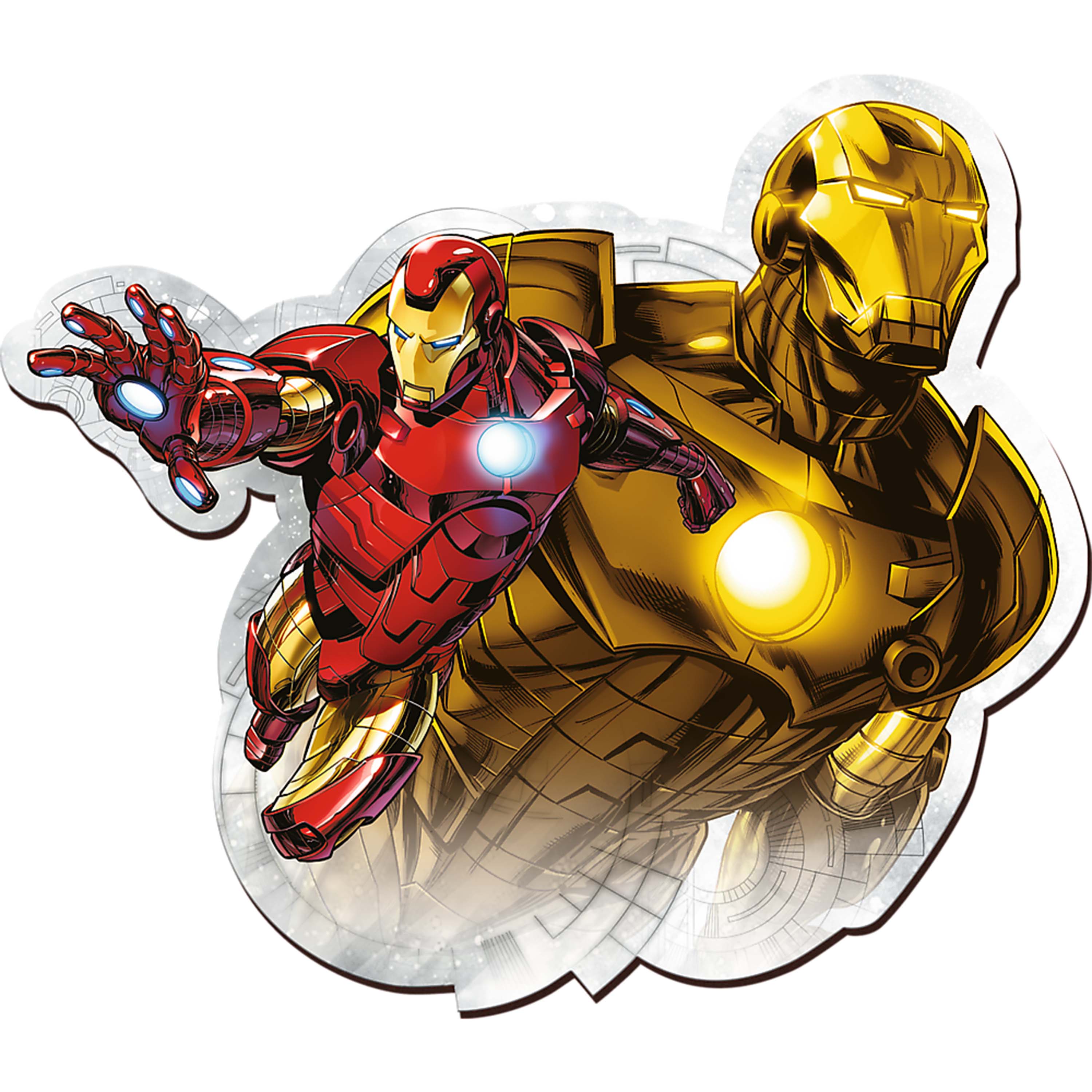 Trefl Wood Craft 160 Piece Wooden Puzzle - Marvel Brave Iron Man