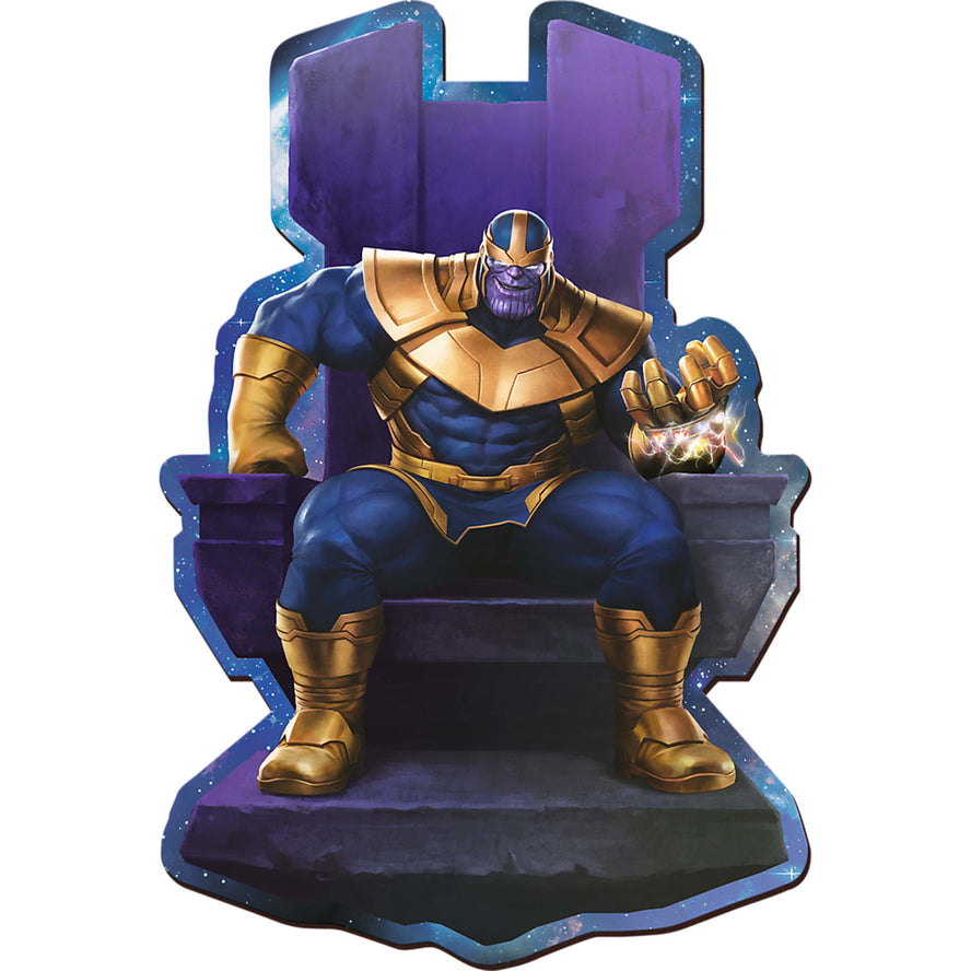 Trefl Wood Craft 160 Piece Wooden Puzzle - Marvel Thanos on Throne