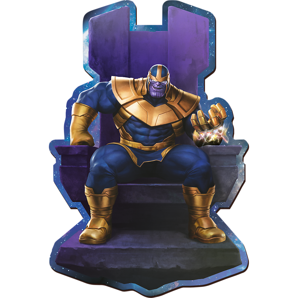 Trefl Wood Craft 160 Piece Wooden Puzzle - Marvel Thanos on Throne