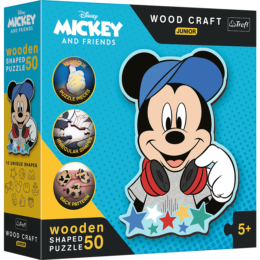 Trefl Wooden Disney Mickey Mouse and Friends 50 Piece Puzzle