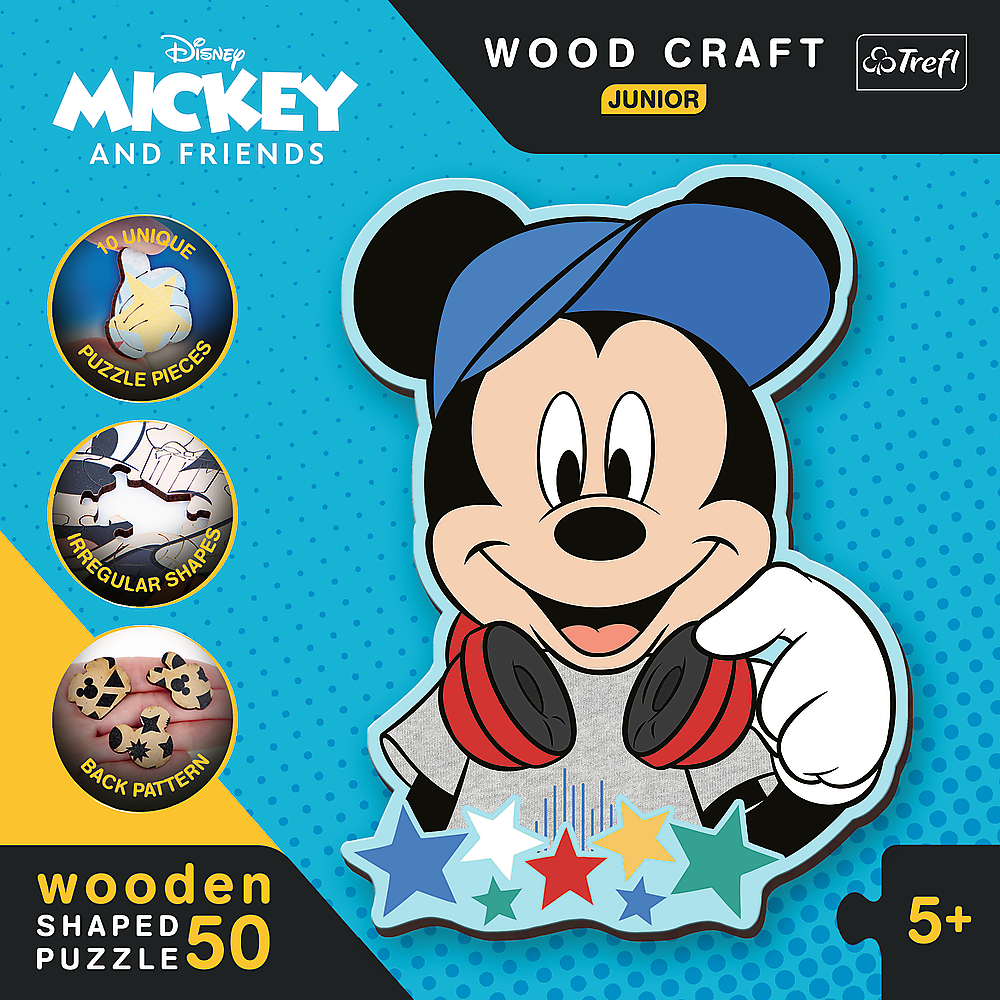 Trefl Wooden Disney Mickey Mouse and Friends 50 Piece Puzzle