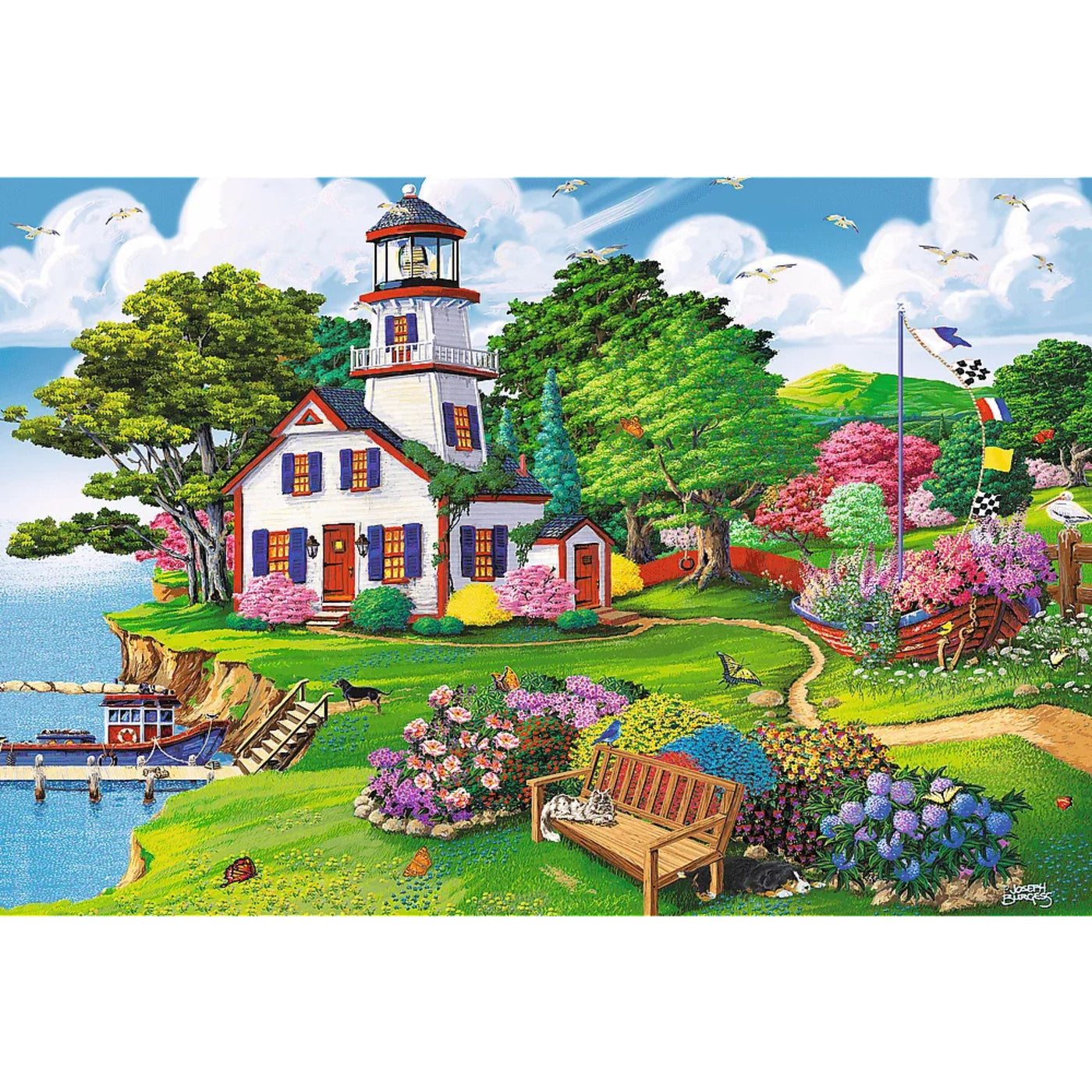Trefl Wood Summer Haven 500 +1 Wooden Puzzle