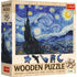 Trefl Wood Craft 200 Piece Wooden Puzzle - The Starry Night - Vincent van Gogh