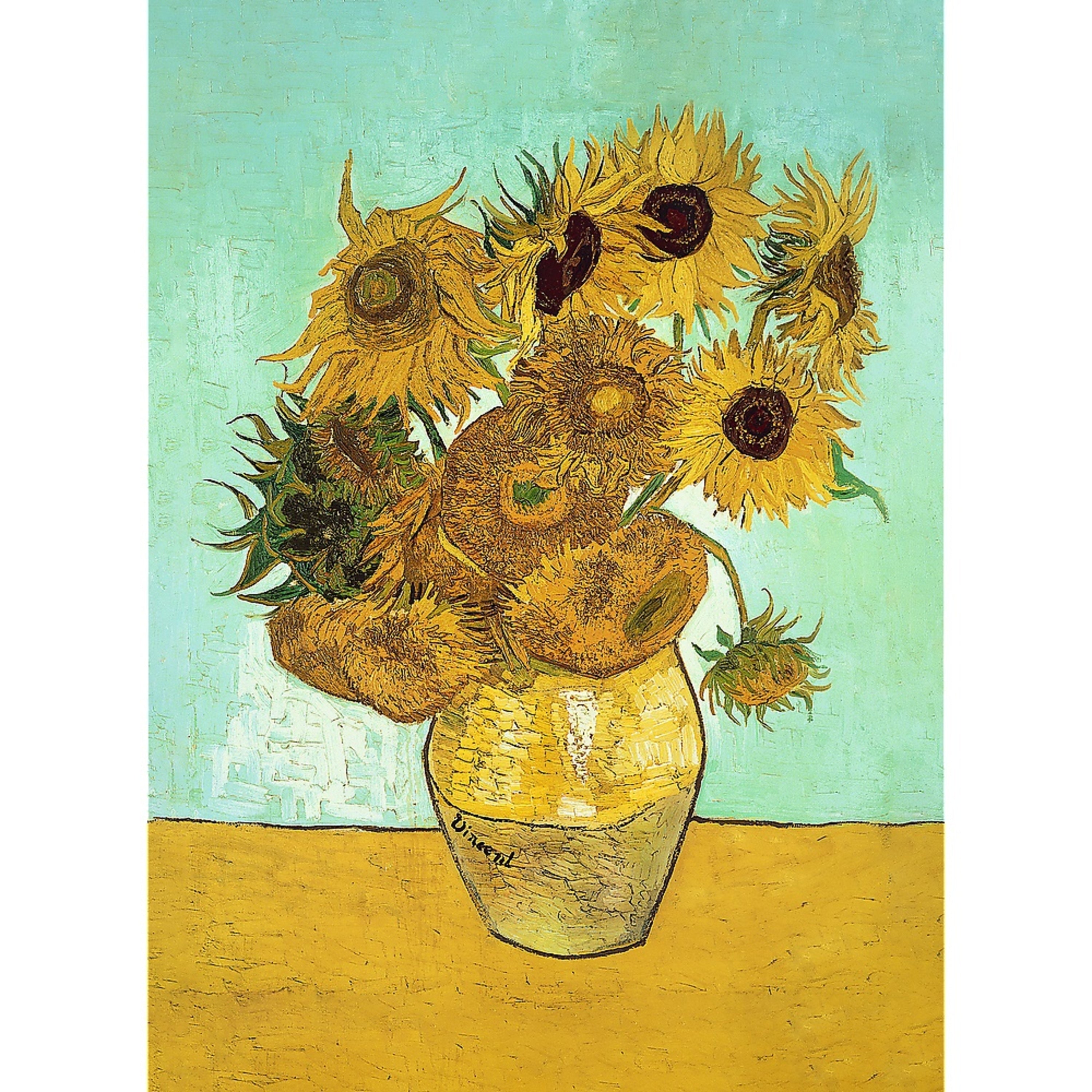 Trefl Wood Craft 200 Piece Wooden Puzzle - Sunflowers - Vincent van Gogh