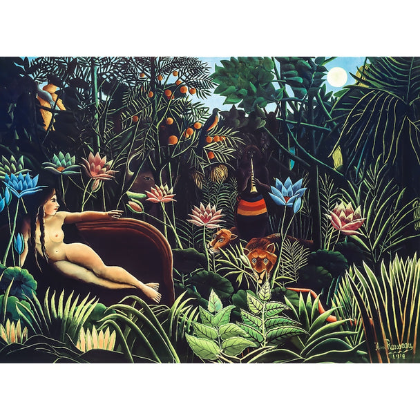 Trefl Wood Craft 200 Piece Wooden Puzzle - The Dream - Henri Rousseau