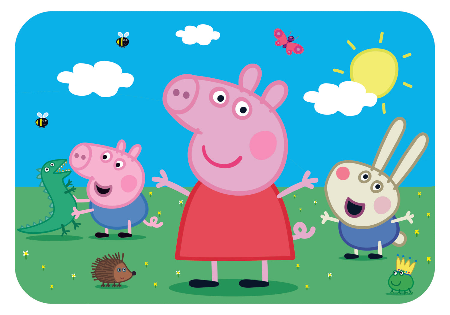 Trefl Wood Craft 24 Piece Wooden Jigsaw Puzzle - Peppa Pig's Most Lovely