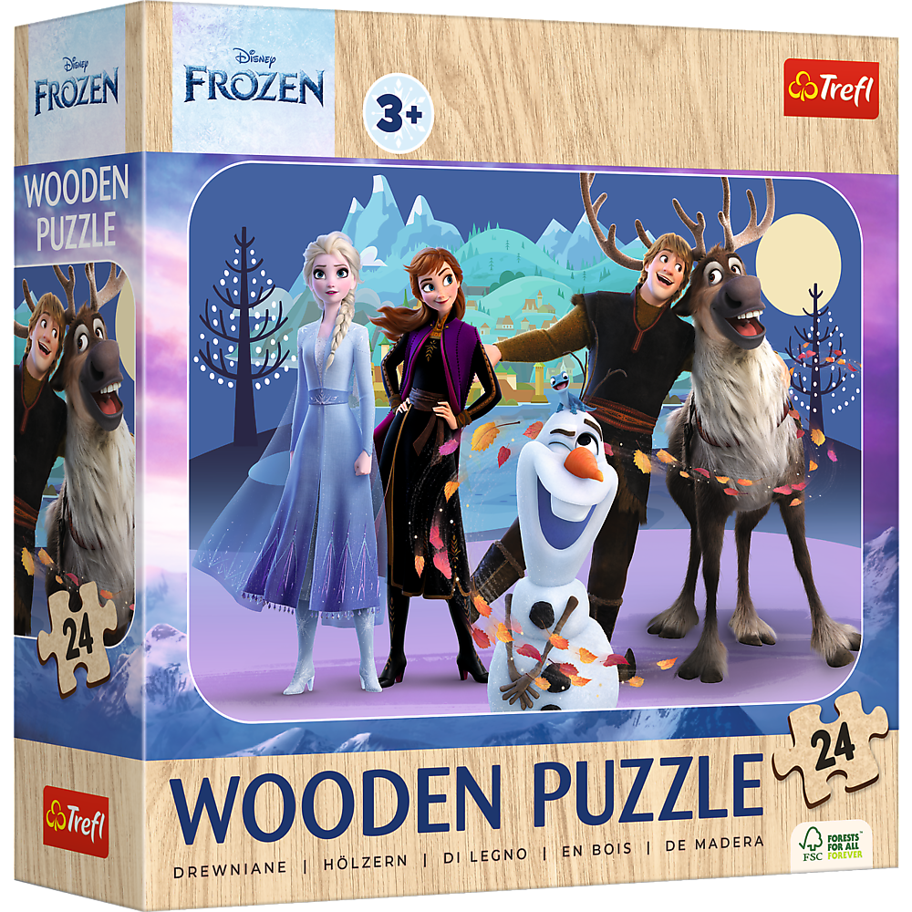 Trefl Wooden Disney Amazing Frozen 24 Piece Puzzle