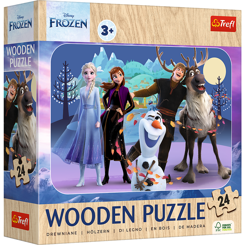 Trefl Wooden Disney Amazing Frozen 24 Piece Puzzle