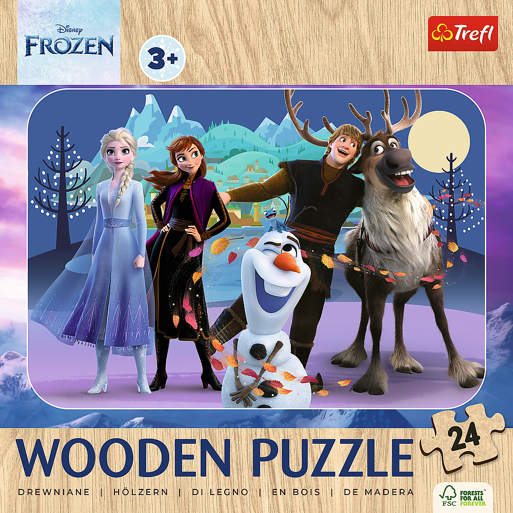 Trefl Wooden Disney Amazing Frozen 24 Piece Puzzle