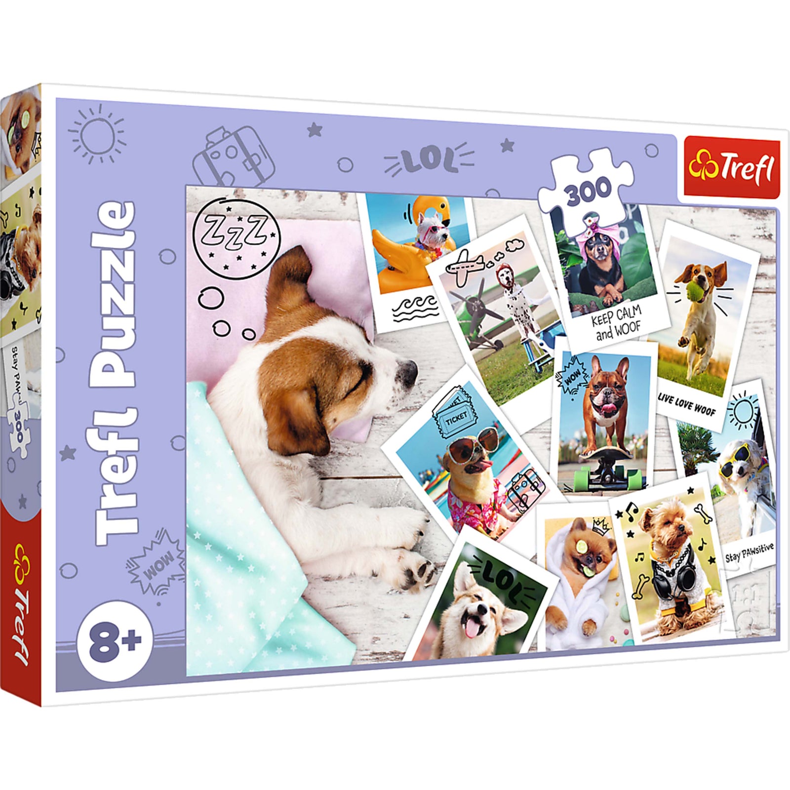 Trefl Red 300 Piece Kids Puzzle - Holiday Pictures