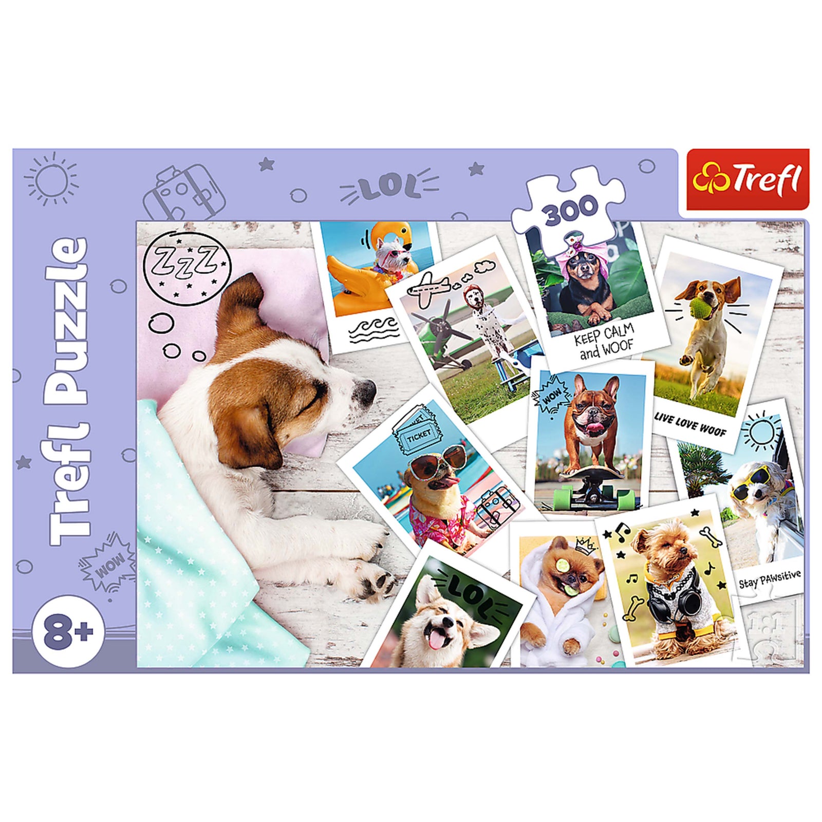 Trefl Red 300 Piece Kids Puzzle - Holiday Pictures