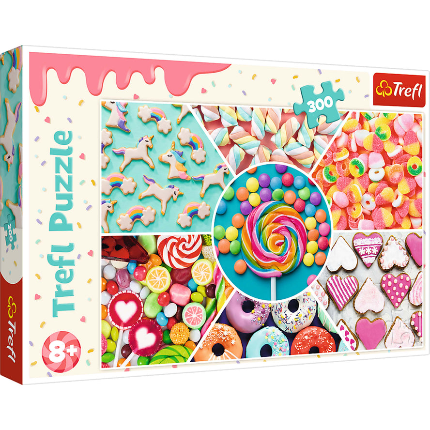 Trefl Red 300 Piece Kids Puzzle - Sweets