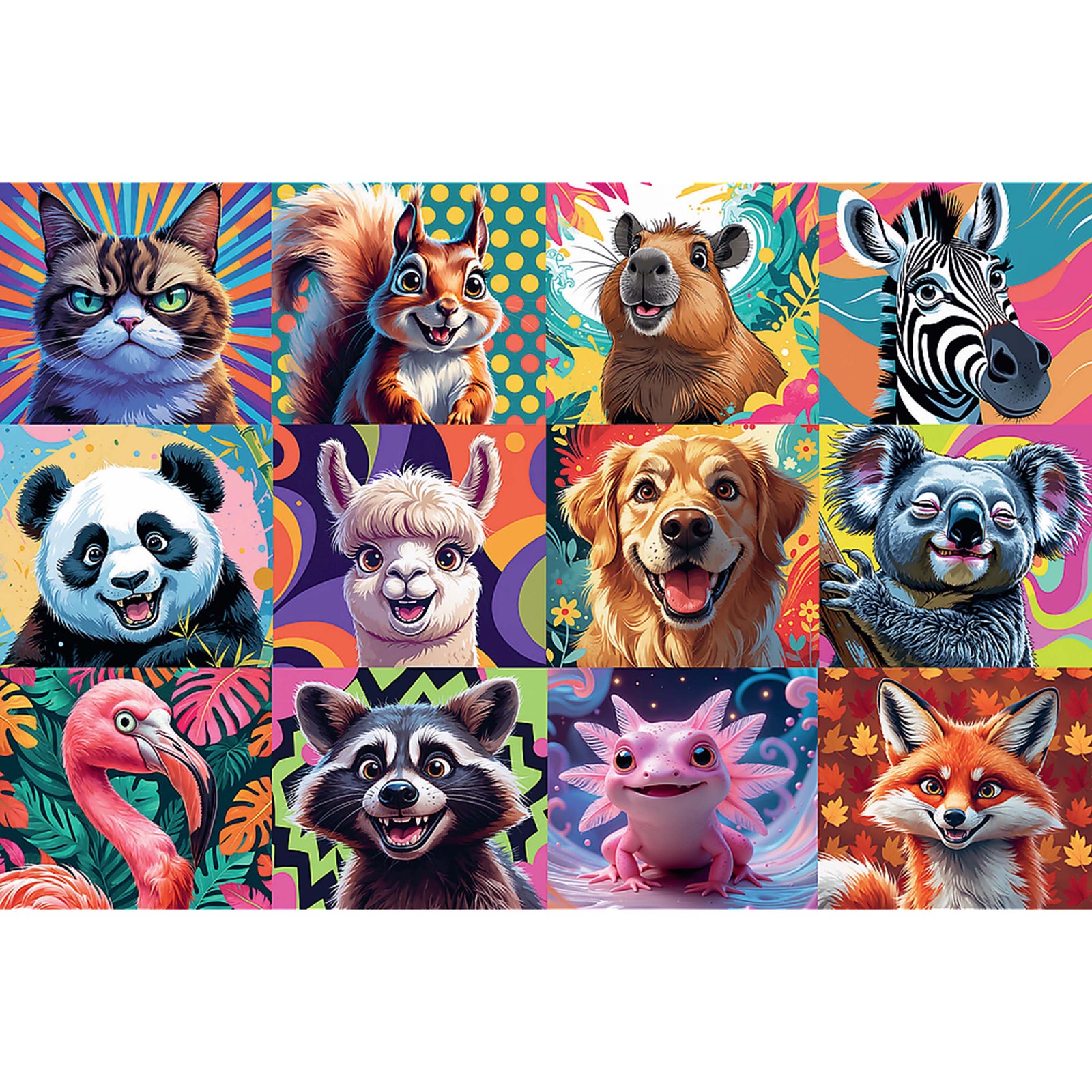 Trefl Kids Funny Animal Portraits 300 Piece Puzzle