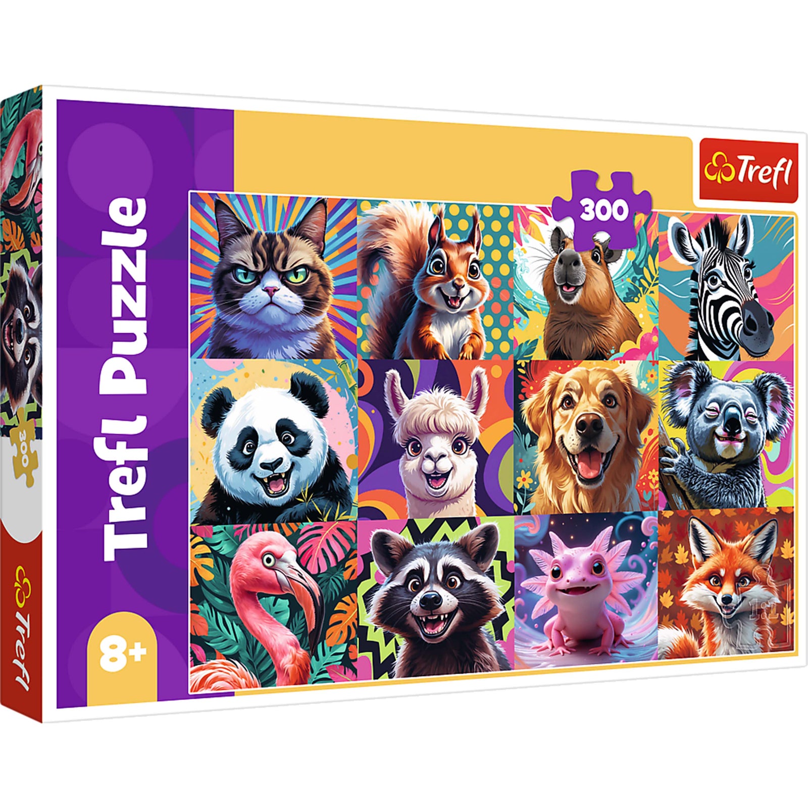 Trefl Kids Funny Animal Portraits 300 Piece Puzzle